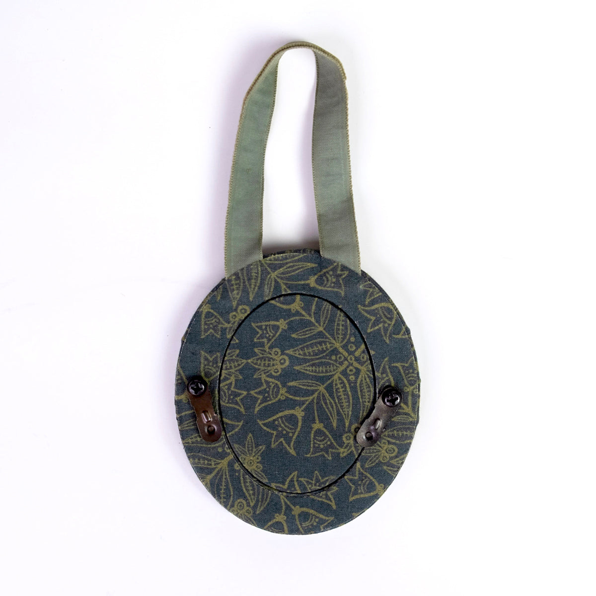 Jenny Green Fabric Frame Ornament
