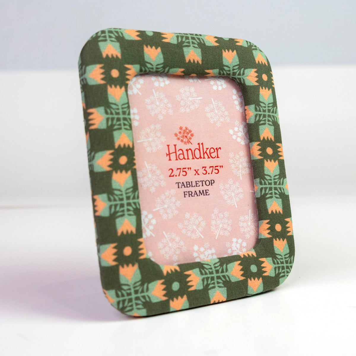 Sarah Green 4"x5" Fabric Desktop Frame