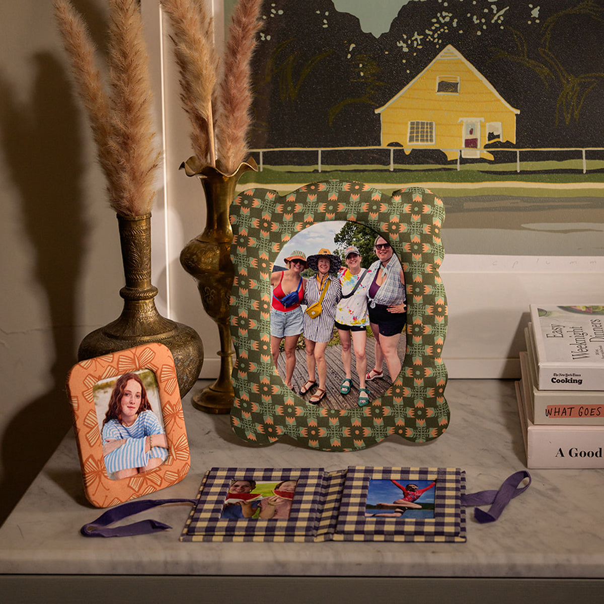 Sarah Green 8"x10" Fabric Desktop Frame