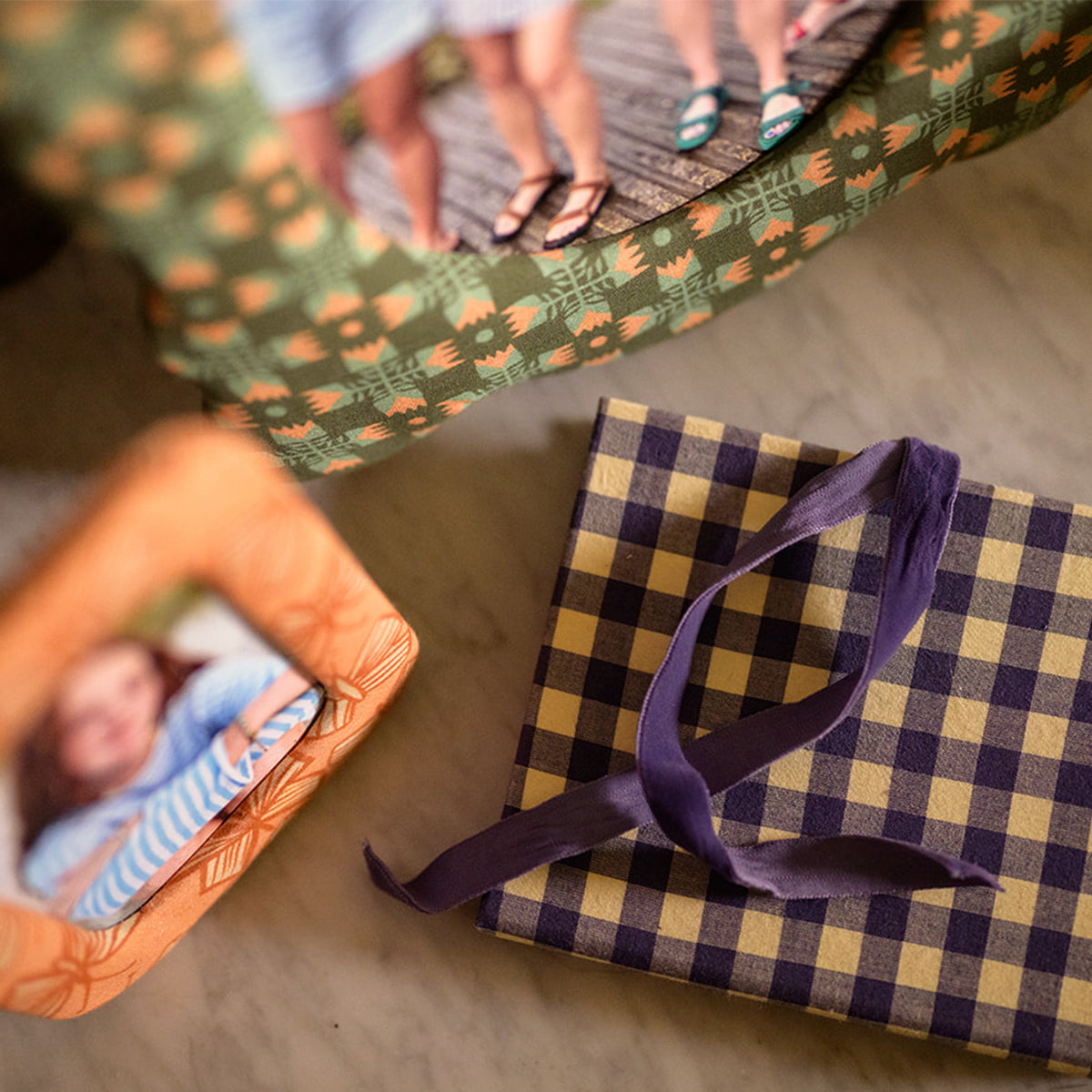 Teddy Fabric Folio Frame