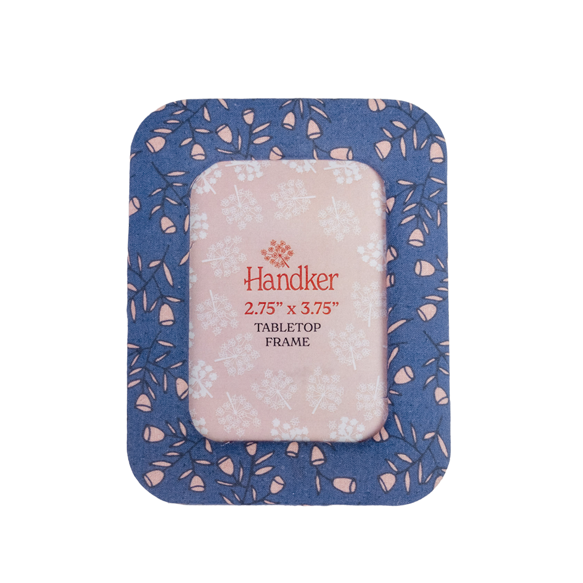 Posey Blue 4"x5" Fabric Desktop Frame