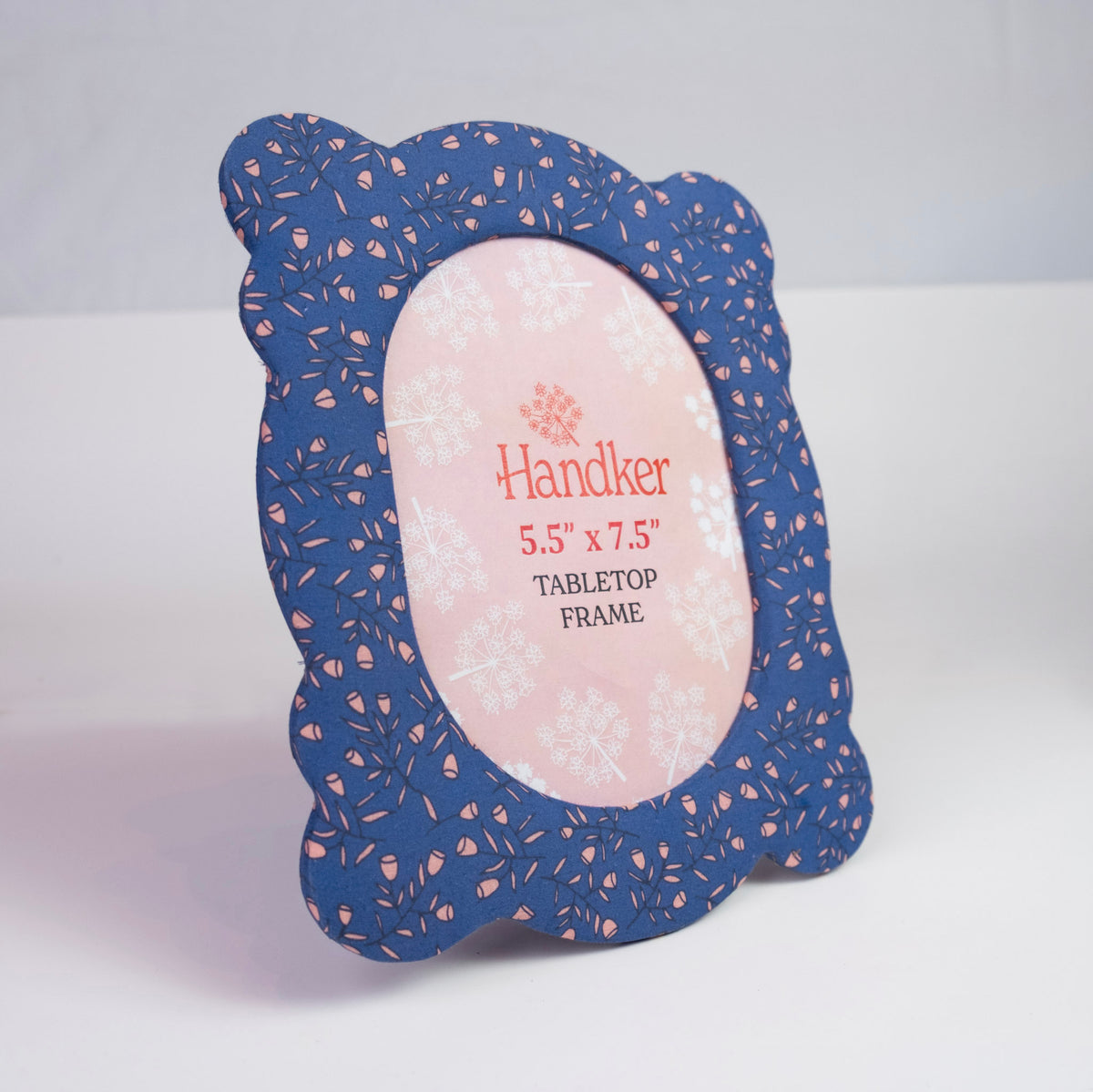Posey Blue 8"x10" Fabric Desktop Frame