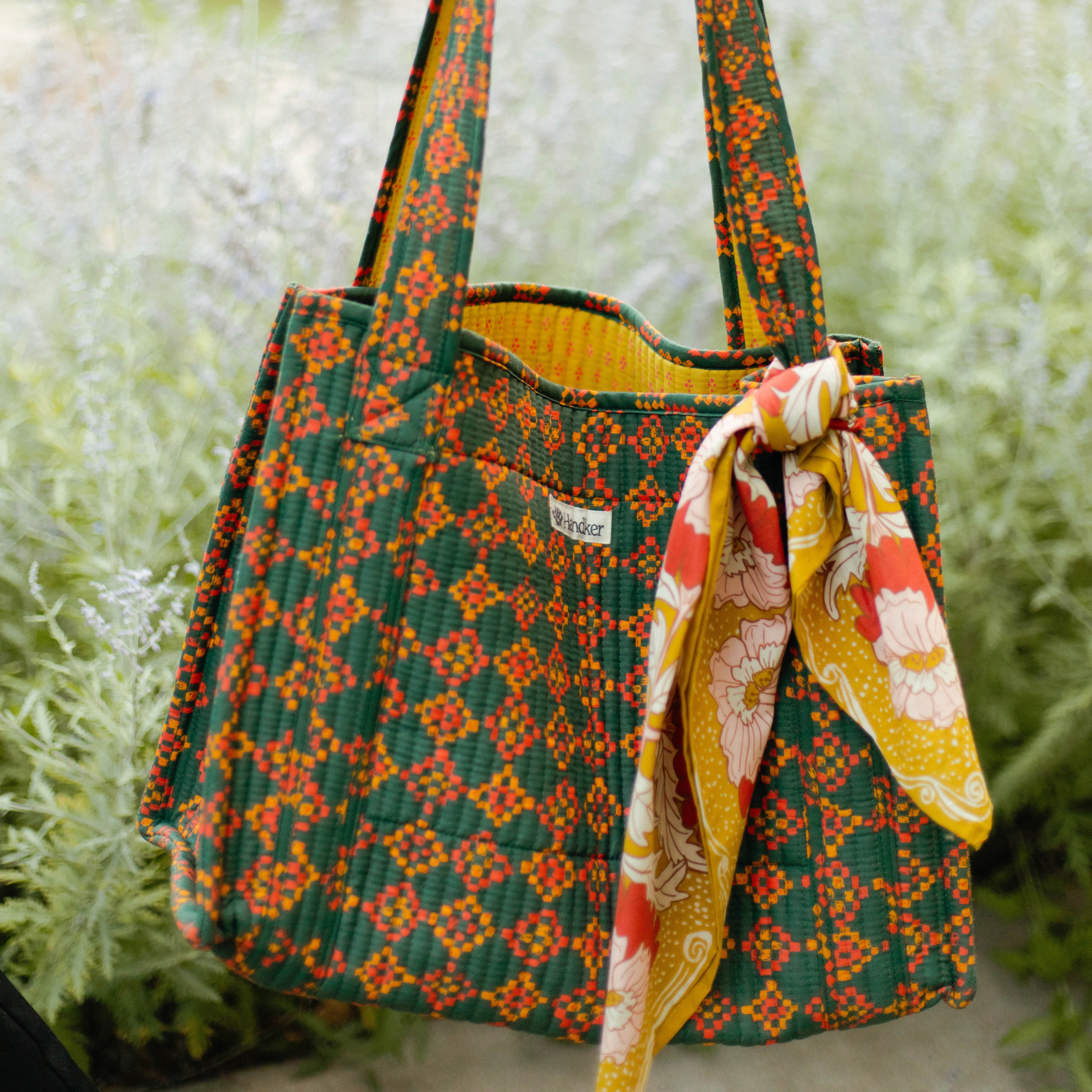 Royce Quilted Tote