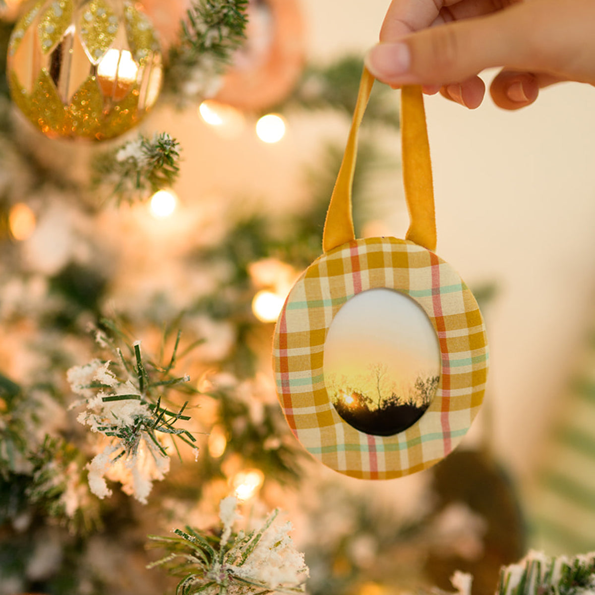 Marmee Fabric Frame Ornament