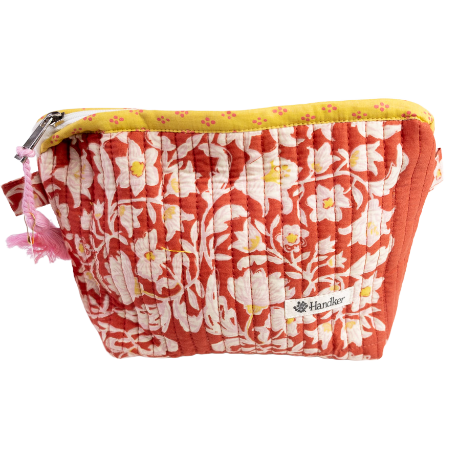 Delphine Quilted Zipper Pouch