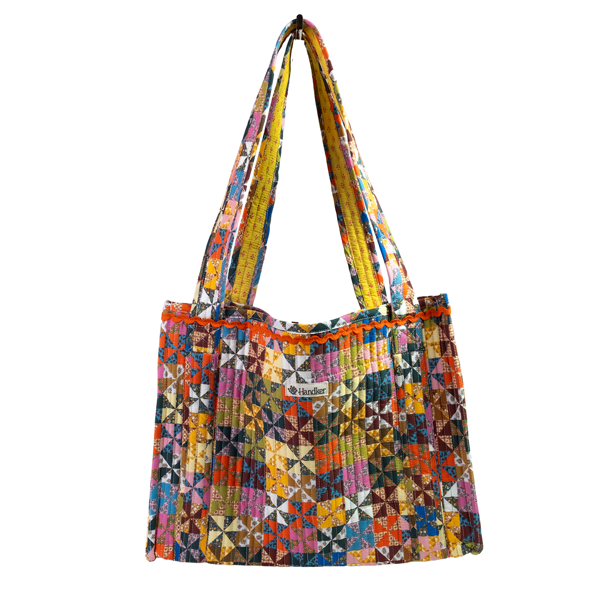 Calico Quilted Tote