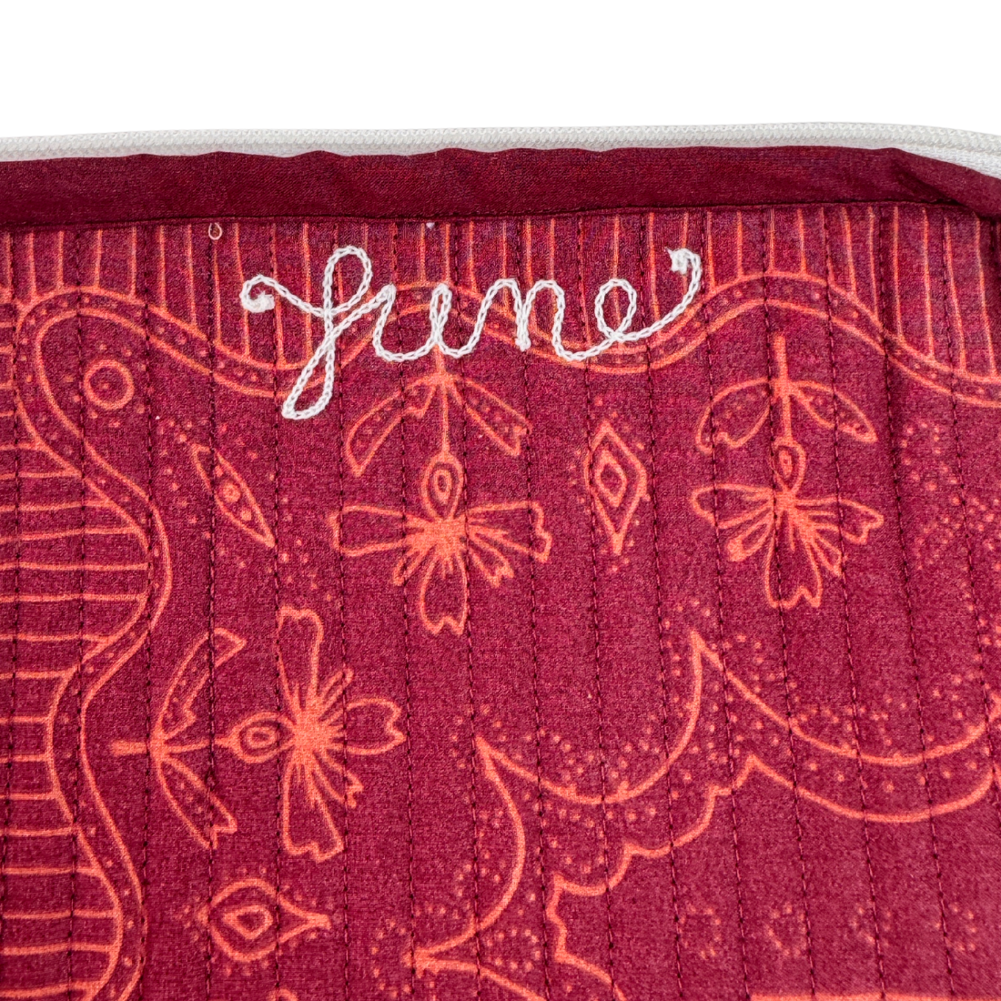 June Quilted Zipper Pouch