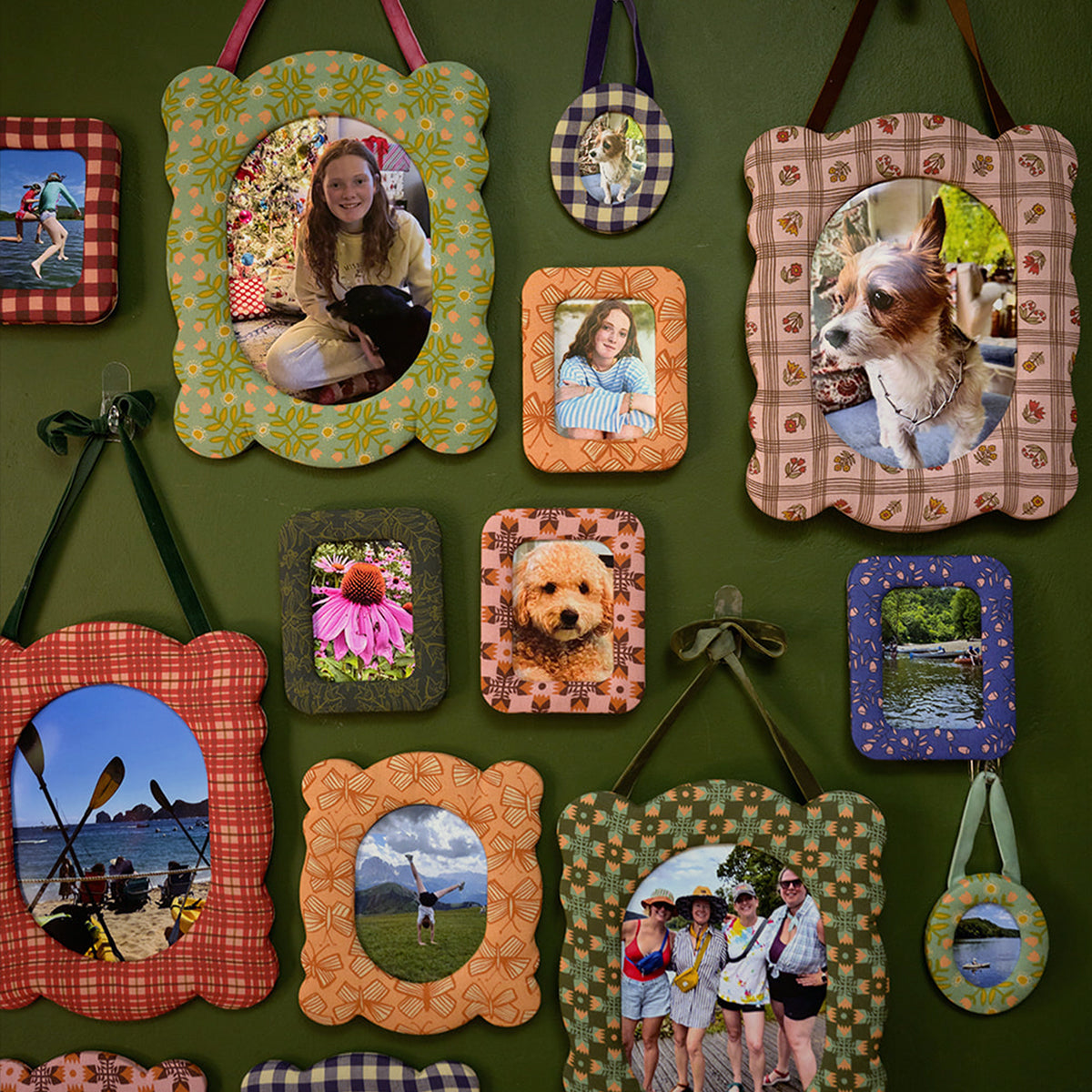 Marley Fabric Frame Ornament