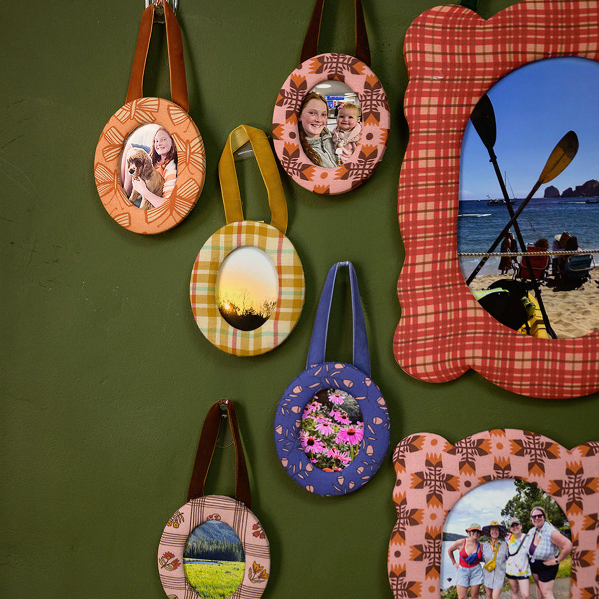 Marley Fabric Frame Ornament