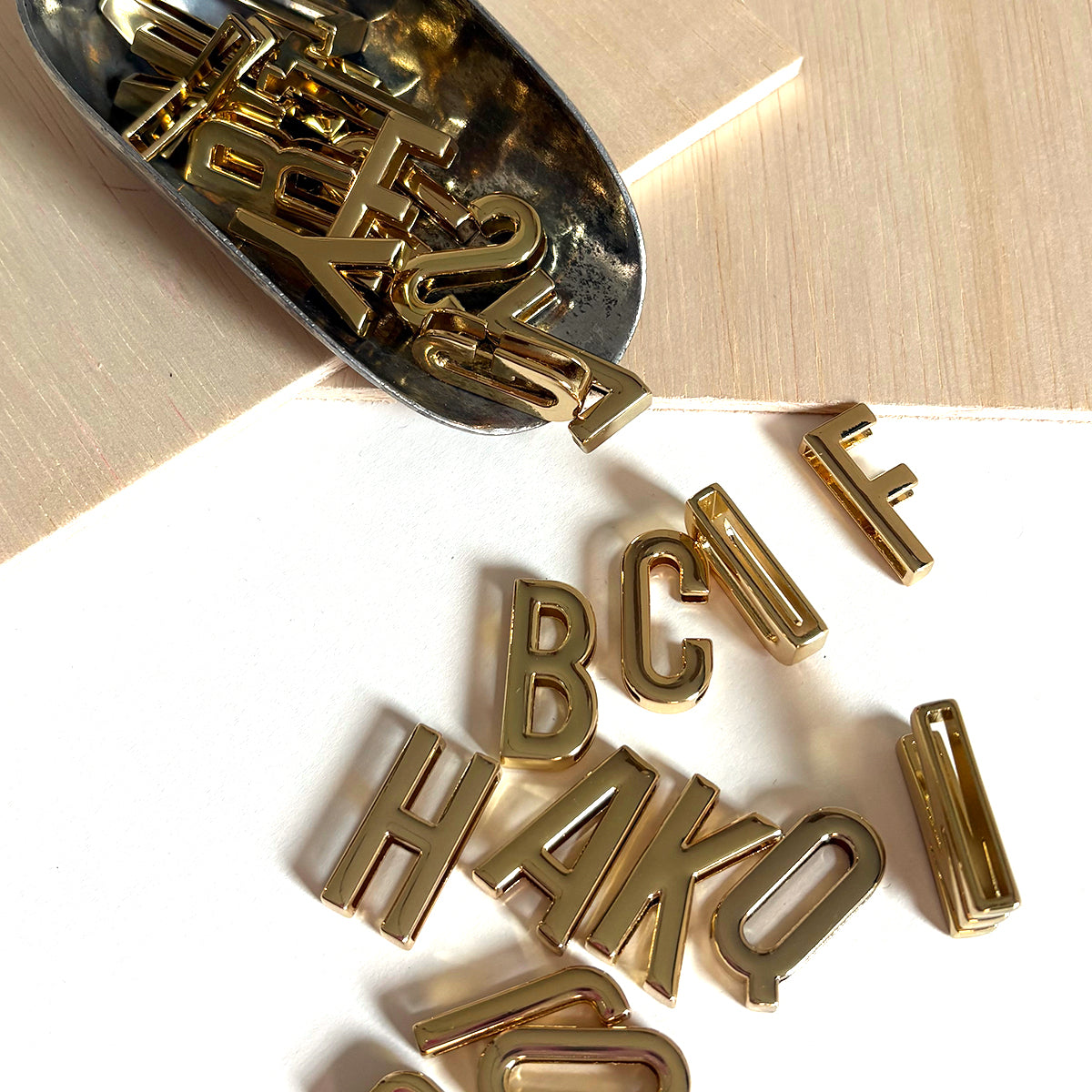 Bandana Letter Charms