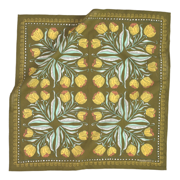 No. 137 Adele Bandana | Olive Green