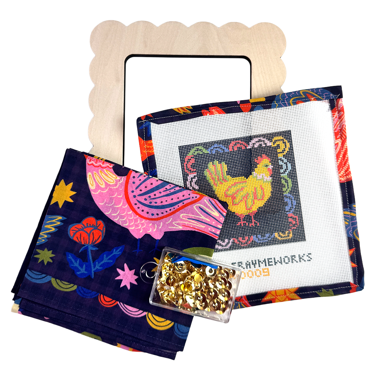 Needlepoint Matilda Chicken Bundle