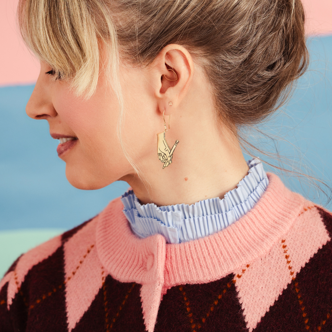 Callie Brass Earrings