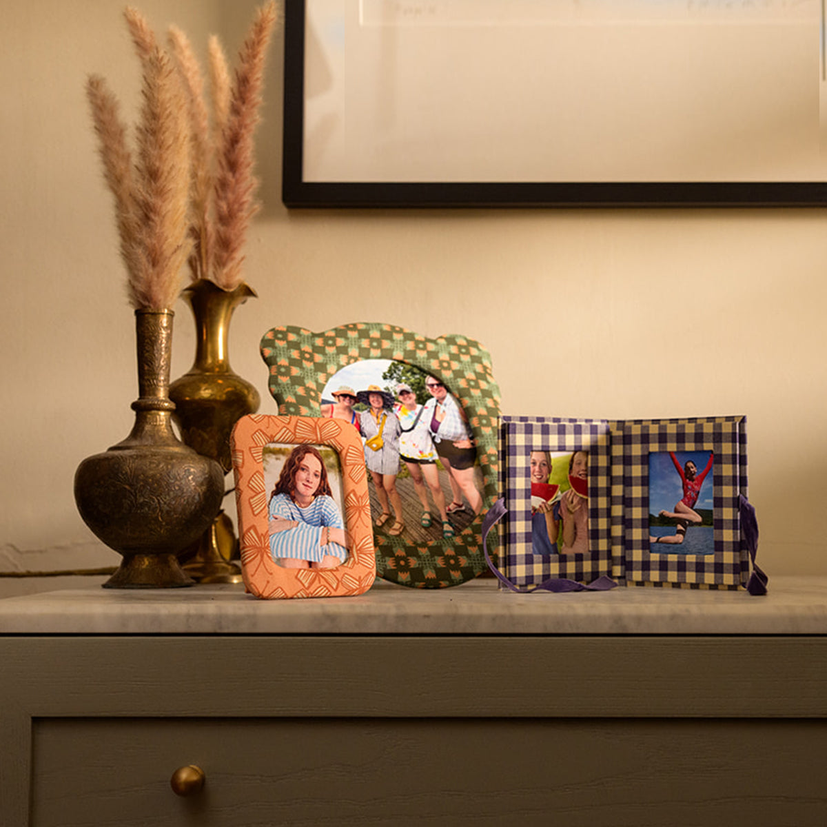 Teddy Fabric Folio Frame