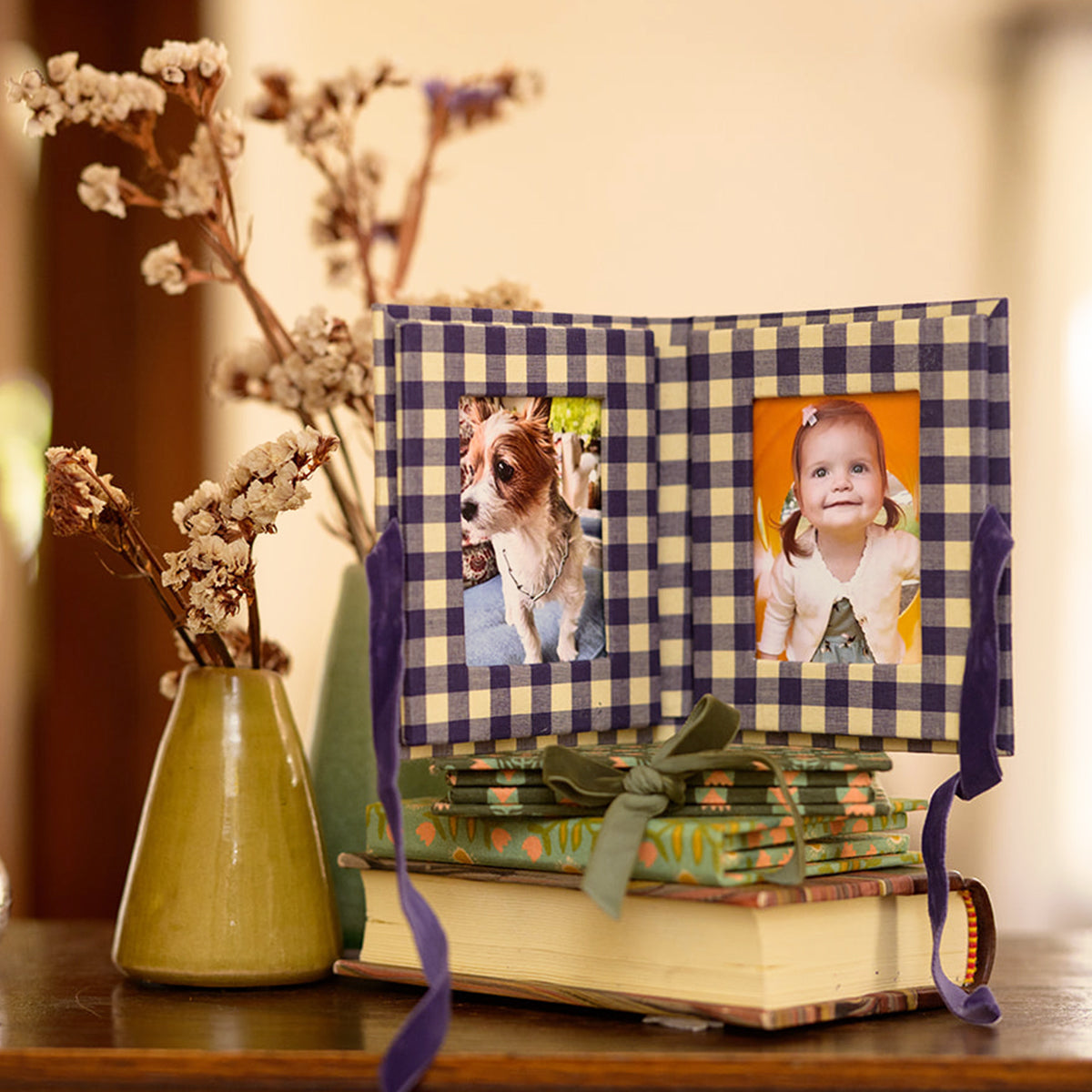Teddy Fabric Folio Frame