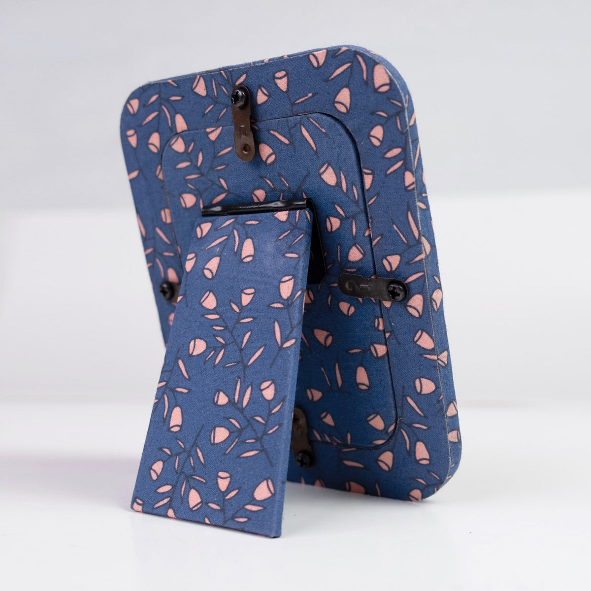 Posey Blue 4"x5" Fabric Desktop Frame