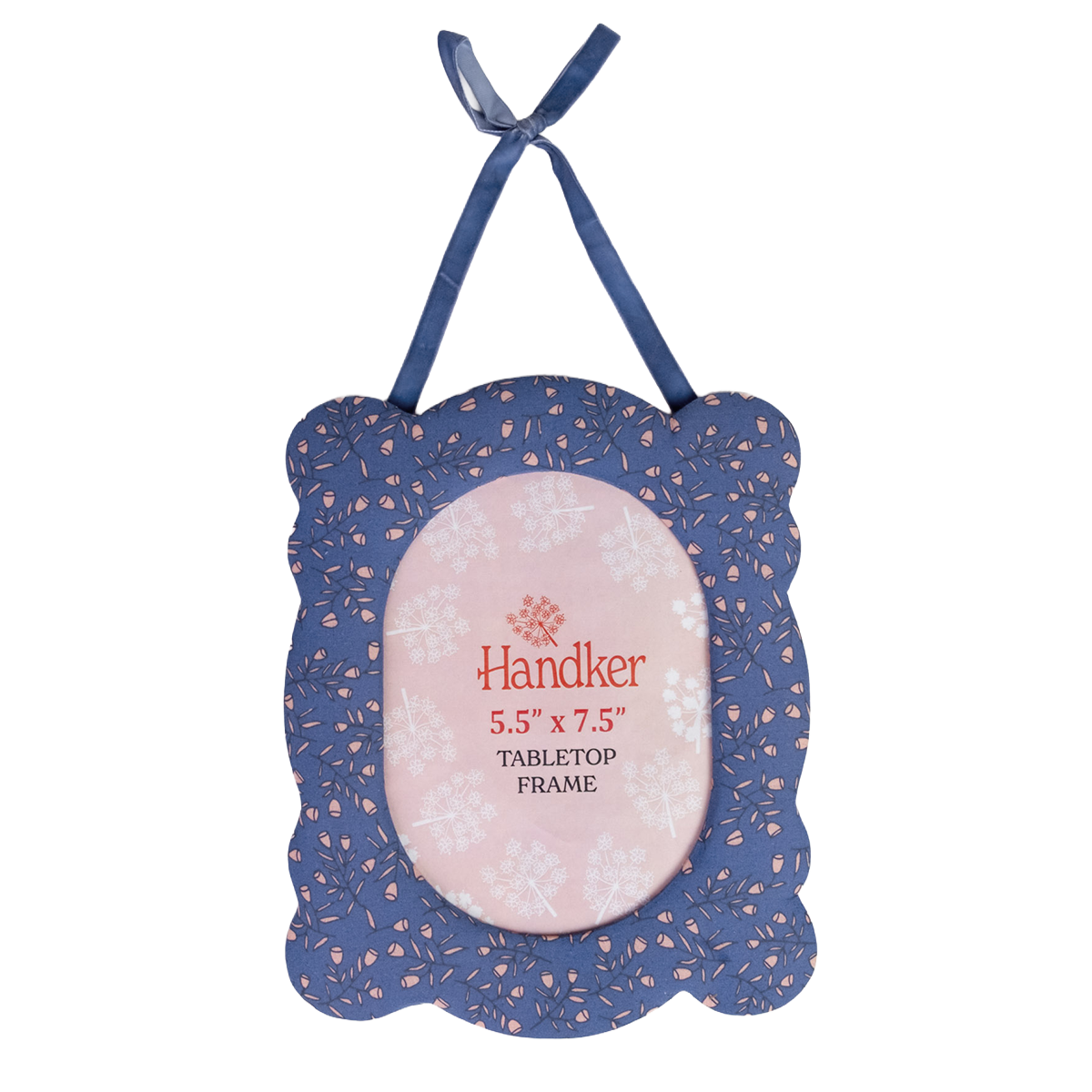 Posey Blue 8"x10" Fabric Desktop Frame