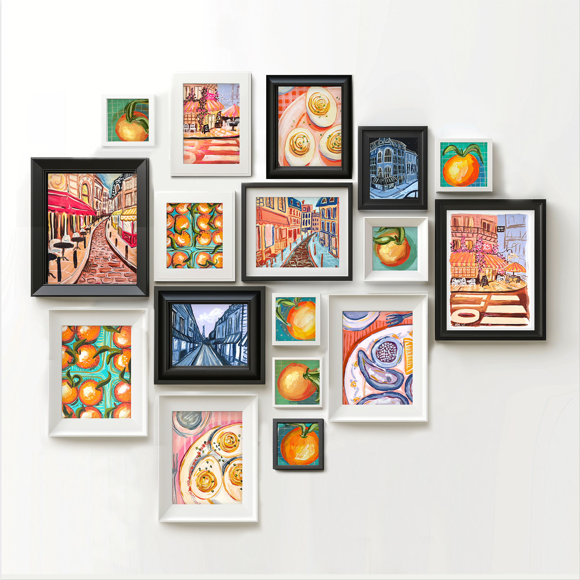 Artwork Original: Oranges D
