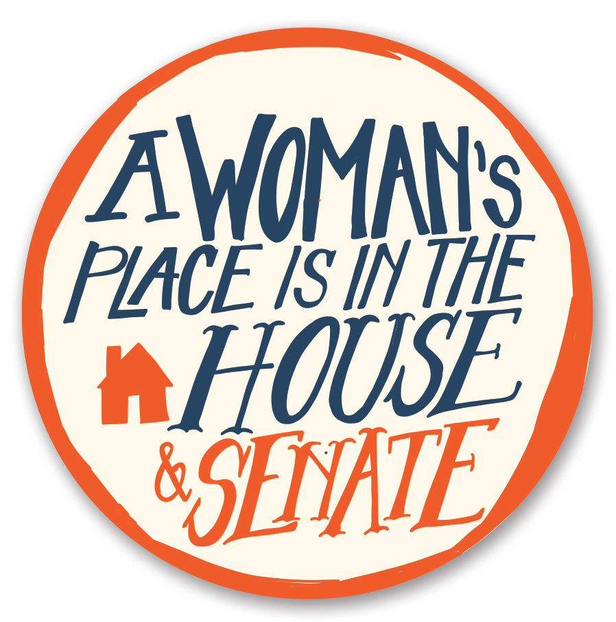 Votes for Women Sticker: House and Senate 2024