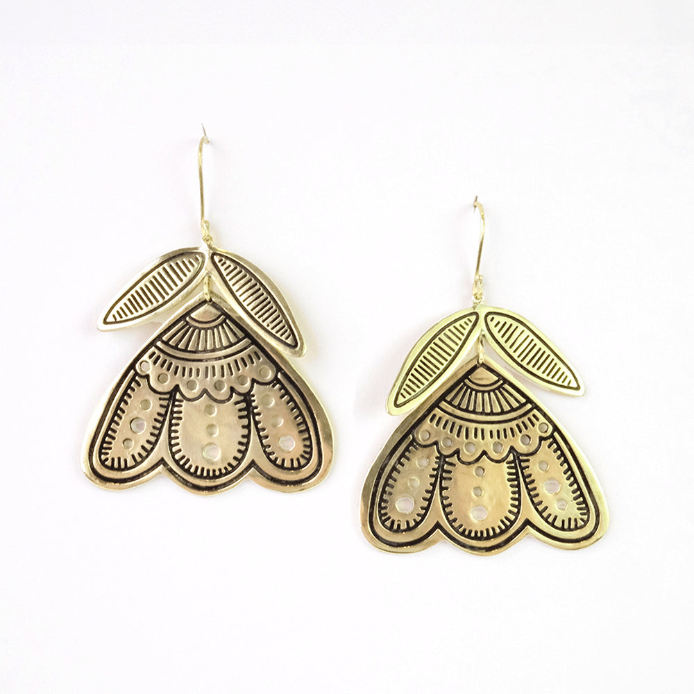 Tilda Brass Earrings