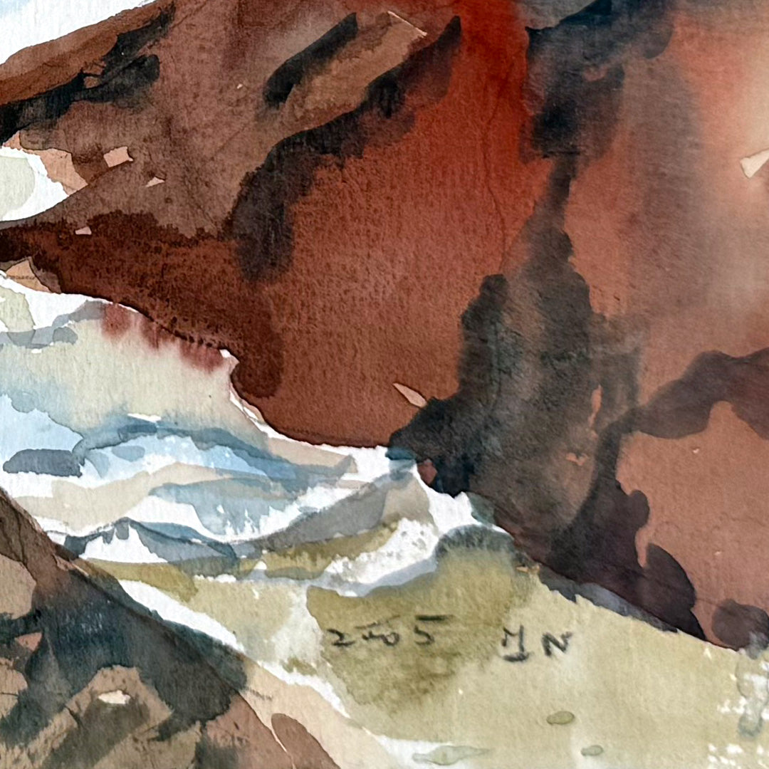 Rocky Shore 2 Watercolor