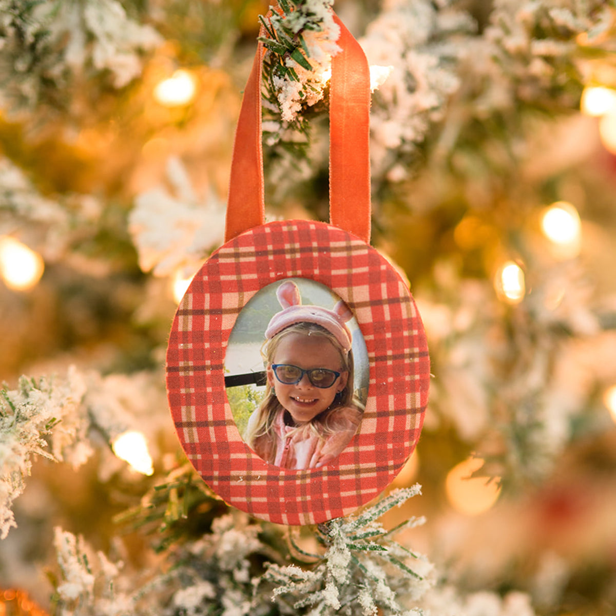 Marley Fabric Frame Ornament