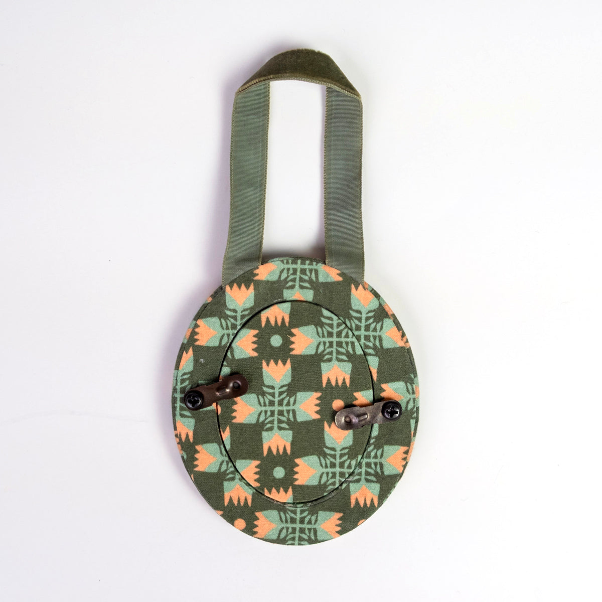 Sarah Green Fabric Frame Ornament