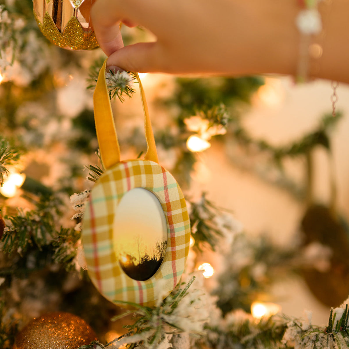 Marmee Fabric Frame Ornament