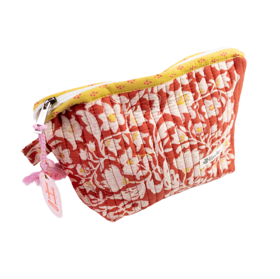 Delphine Quilted Zipper Pouch