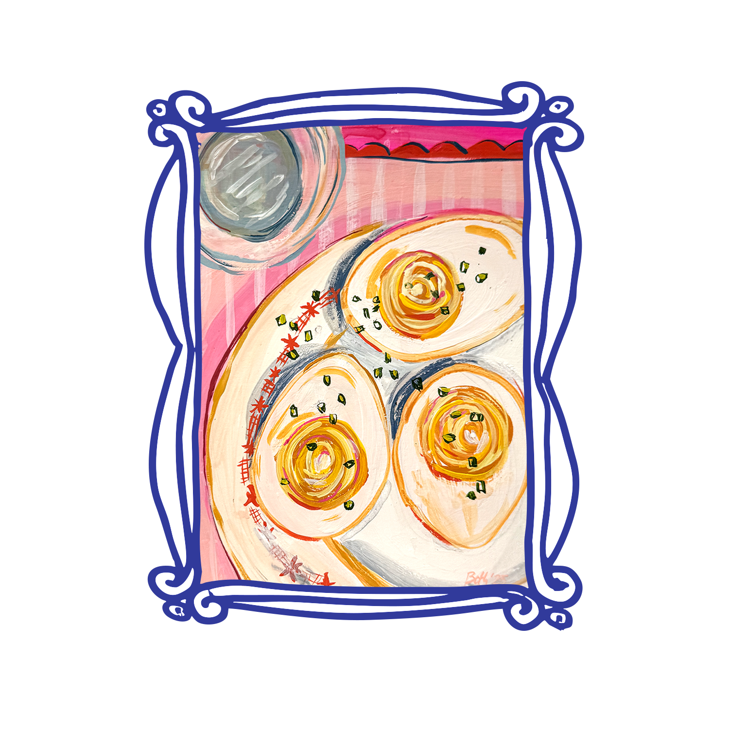 Artwork Original: Deviled Eggs B