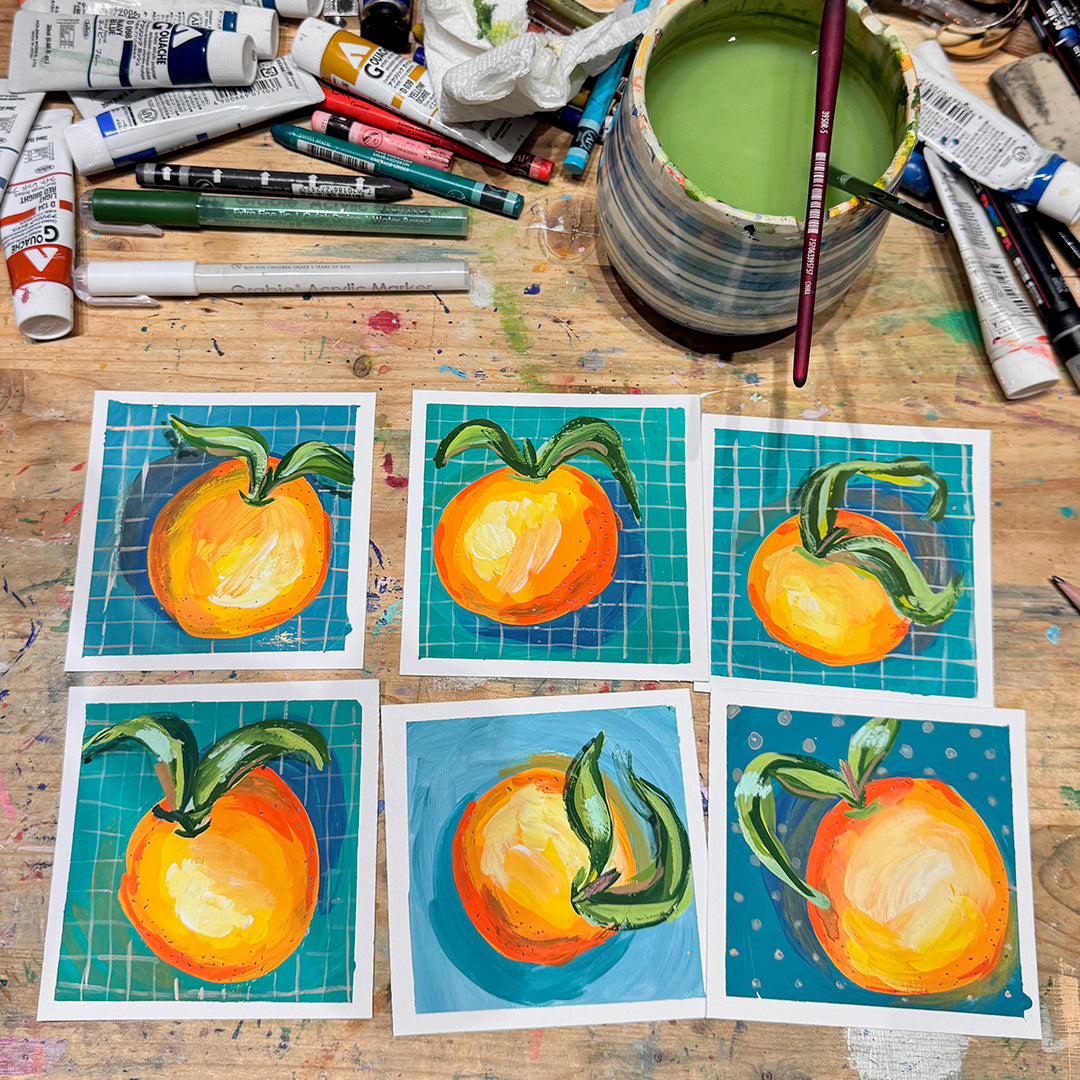 Artwork Original: Oranges D
