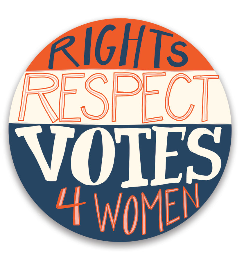 Votes for Women Sticker: Rights for Women