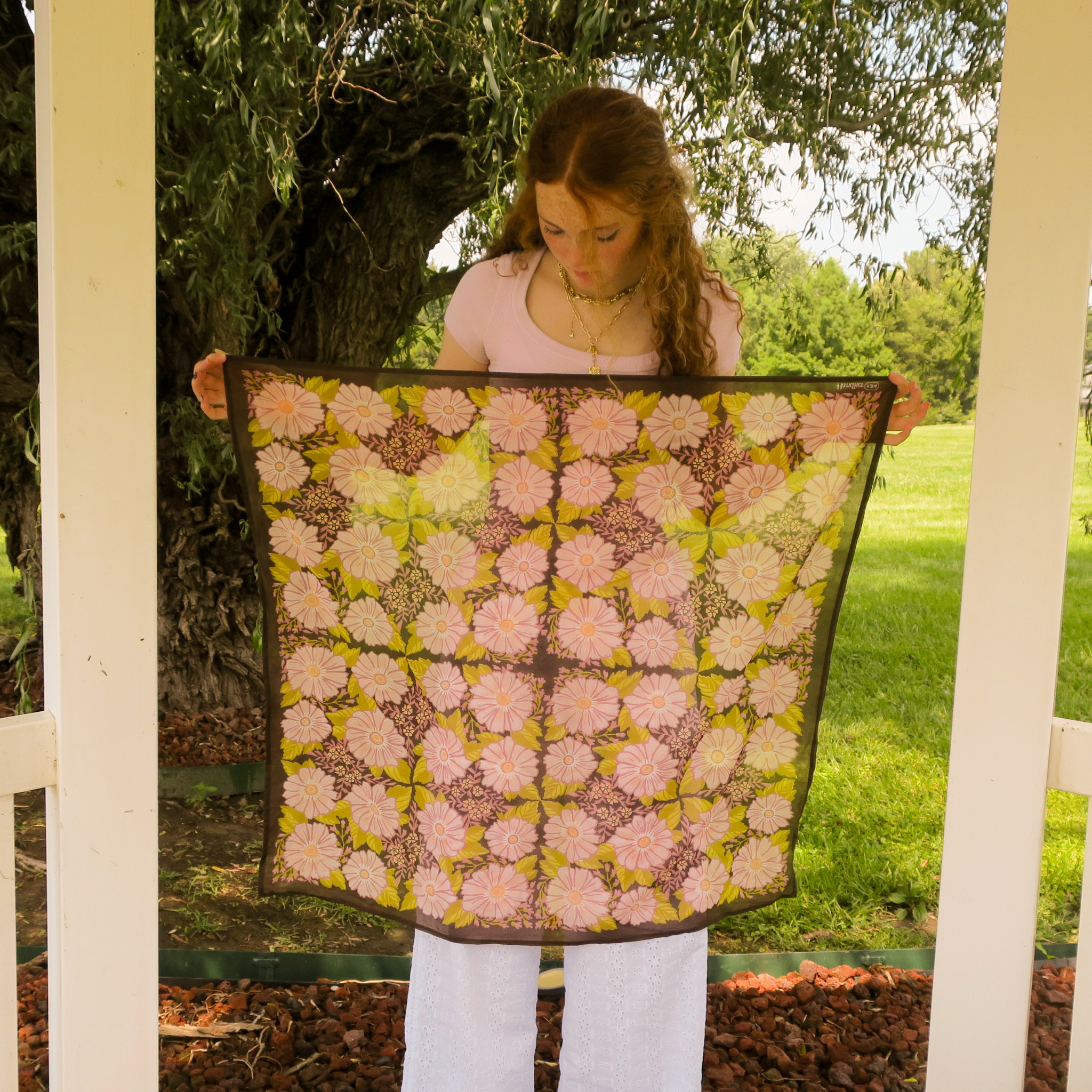 34" Wild Rag Violet Bandana
